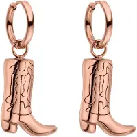 Purelei Boucles d'oreilles 'Boots' or rose