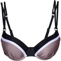 JOOP! Hauts de bikini ' Eleganz ' taupe / noir / blanc