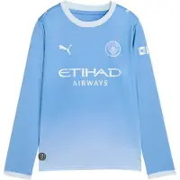 Puma Maillot de Football - Manchester City Home - Team Light Blu - - 10 ans (140) - Maillot de Football