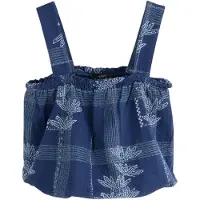 Next Haut bleu marine / blanc