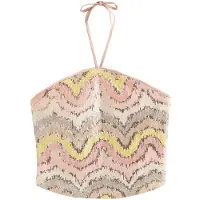 Next Haut jaune / gris / rose / rose clair