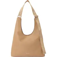 Calvin Klein Sac bandoulière 'Logo Strap Shoulder' noisette
