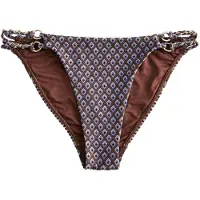 Next Bas de bikini bleu roi / chocolat / blanc