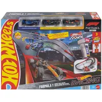 Hot Wheels City JNN32, ensemble de véhicule et de circuit, à partir de 4 ans, plastique, multicolore