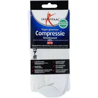 Lucovitaal Compression Copper Socks 36-41 White