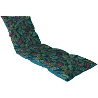 Jardin Coussin pour chaise longue – PRIVATGARTEN – Brasilia Flocons de neige – 118 x 78 x 54 cm