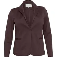 KAFFE CURVE Blazer 'Jenna' chocolat