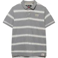 Superdry T-Shirt gris / blanc