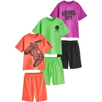 Next Pyjama vert gazon / orchidée / homard / noir