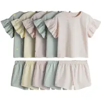 The Set Pyjama crème / jaune clair / vert clair / rosé