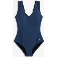 Bonprix Maillot 1 pièce sculptant à col en V, maintien modéré