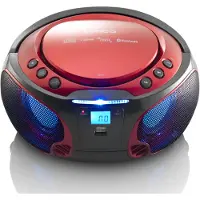 Lenco Scd-550 Radio Rouge,Noir One Size / EU Plug 220V