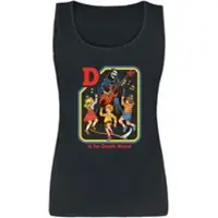 Steven Rhodes Top Merchandising Fun de - D Is For Death Metal - S - XXL - pour Femme - noir - Taille M