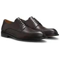 BOSS Chaussures derby en cuir avec logo en relief