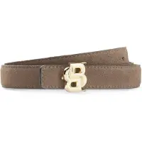 BOSS Ceinture réversible en cuir italien à finitions en métal coloris or clair