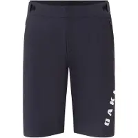 Oakley Apparel Free Ride Lined Shorts With Chamois Noir 36 Homme
