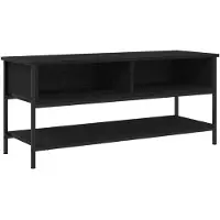 vidaXL Ensemble de meubles TV , 100 x 35 x 45 cm, noir, imitation chêne