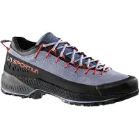 La Sportiva - Chaussures d'approche - TX4 Evo Woman Stone-Blue/Cherry Tomato pour Femme en Cuir - Taille 38 - Violet