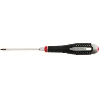 Bahco Ergo Phillips Hex Nut Screwdriver With Rubber Ph3x150 Mm Handle Argenté