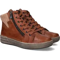 Rieker Bottines à lacets 'Veterschoenen Hoog' cognac