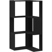 vidaXL Bibliothèque d'angle Chêne noir 50 x 50 x 102 cm