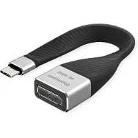 Roline Adaptateur d'écran USB type C - DP, ST/BU, 0,13 m