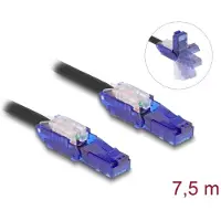 DeLOCK Netzwerkkabel Cat.6 UTP 180 Winkelbar Steckern 7,5M