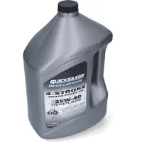 Quicksilver 4-Stroke Marine Oil Synthetic Blend 25W-40 4 L Marine Engine Oil
