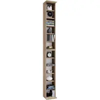 VCM Bois CD DVD Stand Rangement Étagère sur pied Bibliothèque Déco Étagère Bigol Bois CD DVD Stand Rangement Étagère sur pied Bibliothèque Déco Étagère Bigol