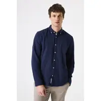 Garcia homme Chemise, XXL, Bleu