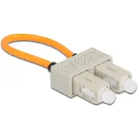 DeLOCK LWL Adaptateur de bouclage SC / OM1 Multimode beige