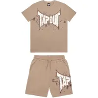 TAPOUT Dunlab Short Sleeve Set Beige S