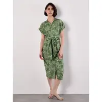 Apricot Robe gris / vert