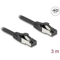 DeLOCK RJ45 Netzwerkkabel Cat.8.1 S/FTP 3m-40Gbps schwarz