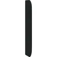 vidaXL Tête de lit à oreilles, noir, 80 x 16 x 4 cm, velours
