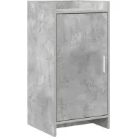 vidaXL Buffet gris béton 40 x 36 x 80 cm en aggloméré