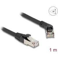DeLOCK Câble réseau Cat.6A SFTP 1 m, coudé, blindé, LSZH