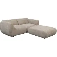 Pole to Pole Ecksofa Amsterdam as 2.5-Sitzer - Fauteuil long à droite - Latte