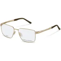 Porsche Design Lunettes de Vue P81004 56/15/140 Gold, olive Metallo MAN P81004