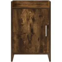 vidaXL Tables de chevet 2 pcs Chêne fumé 40 x 30 x 60 cm