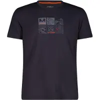 CMP 38t6457 Short Sleeve T-shirt Noir M Homme