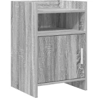 vidaXL Tables de chevet Sonoma gris 40 x 36 x 60 cm Bois d'ingénierie