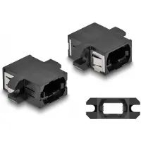 DeLOCK LWL Kupplung MPO Buchse zu MPO Buchse schwarz