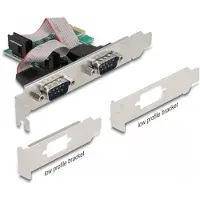 DeLOCK Carte PCI Express vers 2 x série RS-232 -