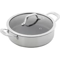 Kuhn Rikon Allround, Poêle + casserole, Argent, Transparent