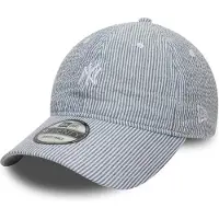 New Era Casquette de sport '9TWENTY New York Yankees MLB Seersucker' marine / bleu pastel