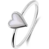 Lucardi Bague 'Herz' argent