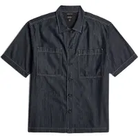 G-Star Chemise Bowling 2‑Pocket Regular légère - Bleu foncé - Hommes
