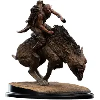 Weta Workshop Seigneur des Anneaux Mini Statue Sharkû on Warg 18 cm