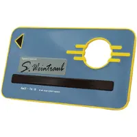 Fanattik Limited Edition Fallout New Vegas Vault 21 Security Keycard Replica Bleu